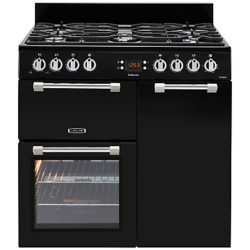 Leisure CK90G232 Dual Fuel Range Cooker Black